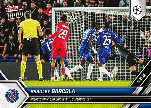 Bradley Barcola 2026 Topps Now