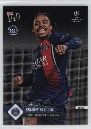 Bradley Barcola 2023 Topps Now UEFA Champions League /515