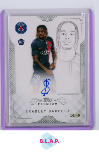 Bradley Barcola 2024 Topps Premium /49