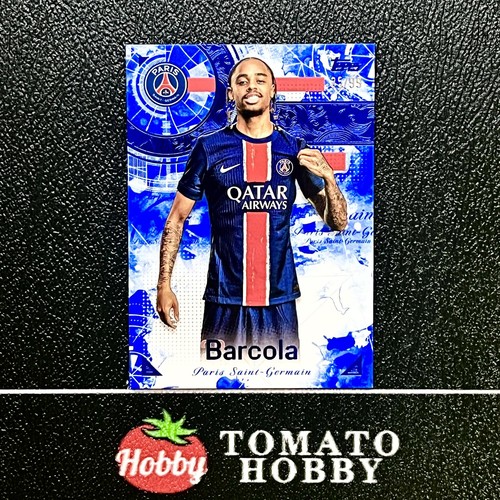 Bradley Barcola 2024 Topps Triple Team Sapphire Blue /99