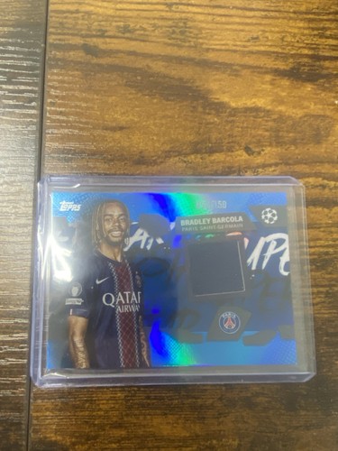 Bradley Barcola 2025 Topps UCC Blue Foil 54/150