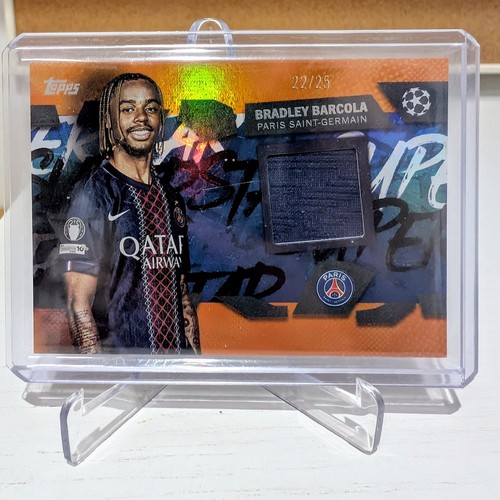 Bradley Barcola 2025 Topps UCC Flagship Orange /25