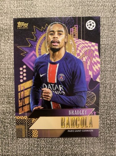 Bradley Barcola 2025 Topps UCC Gold /50