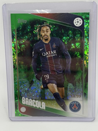 Bradley Barcola 2026 Topps UCC UEFA Champions League /99