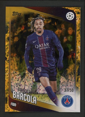 Bradley Barcola 2026 Topps UEFA Champions League /50