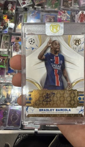 Bradley Barcola 2024 Topps UEFA Club Competitions /99