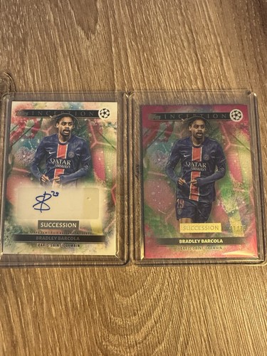 Bradley Barcola 2024 Topps UEFA Inception UCC /99