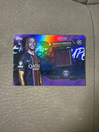 Bradley Barcola 2025 Topps UEFA UCC Flagship /250