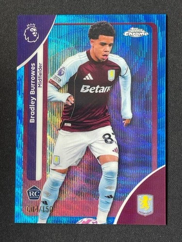 Bradley Burrowes 2026 Topps Chrome Blue Wave /150