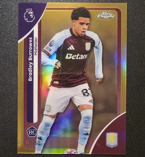 Bradley Burrowes 2025 Topps Chrome Gold /50