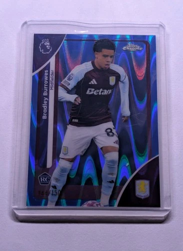 Bradley Burrowes 2025 Topps Chrome Premier League Blue /150