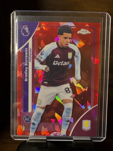 Bradley Burrowes 2026 Topps Chrome Sapphire /5