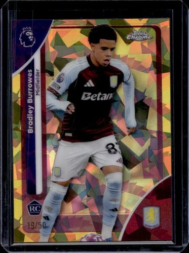 Bradley Burrowes 2026 Topps Chrome Sapphire Gold Refractor /50