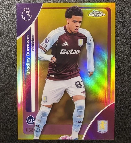Bradley Burrowes 2025 Topps Chrome Yellow /275