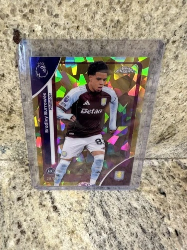 Bradley Burrowes 2026 Topps Cromo Zafiro Oro Refractor /50