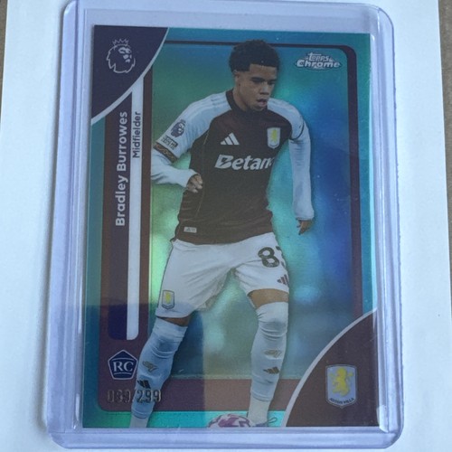 Bradley Burrows 2026 Topps Chrome Premier League /299