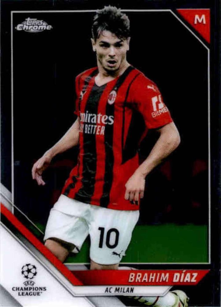 Brahim Díaz 2021 Topps Chrome UCC 36