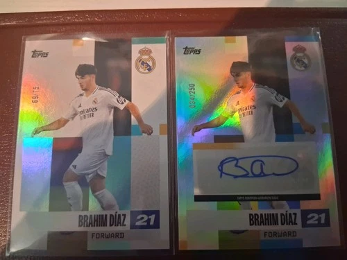 Brahim Díaz 2024 Topps Real Madrid Team Set 034/250, 069/075