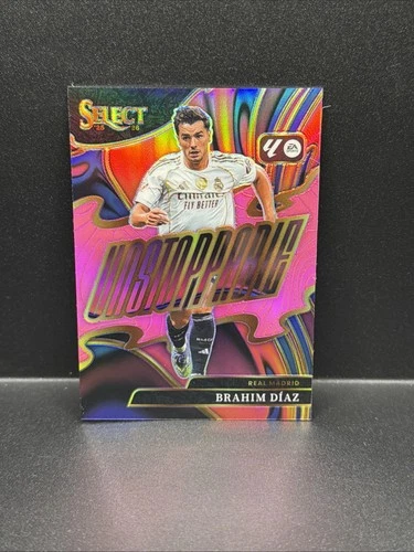 Brahim Díaz 2025 Panini Select Pink Prizm /25