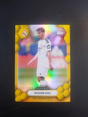 Brahim Diaz 2024 Topps Chrome Gold /199