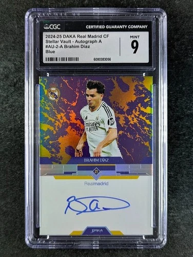 Brahim Diaz 2024 Panini DAKA Real Madrid Stellar Vault Blue 2/5