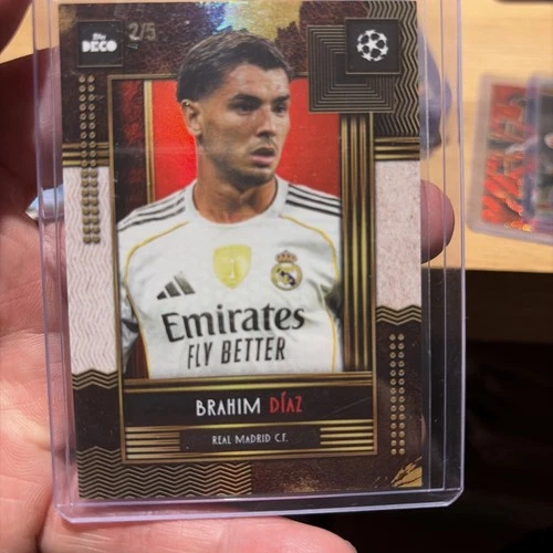Brahim Diaz 2024 Topps Deco Red /5