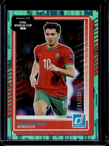 Brahim Diaz 2025 Panini Donruss Road to FIFA World Cup 26 Teal /199