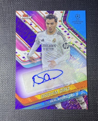 Brahim Diaz 2024 Topps Finest /199
