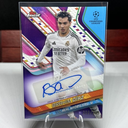 Brahim Diaz 2024 Topps Finest Purple /299