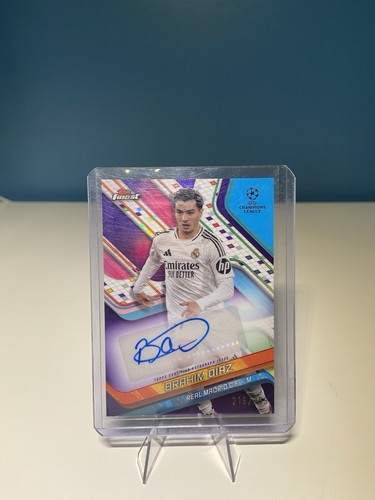 Brahim Diaz 2024 Topps Finest Purple Refractor /299