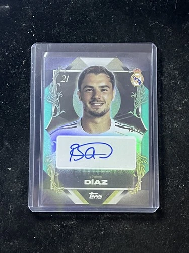 Brahim Diaz 2025 Topps Los Blancos Aqua /75