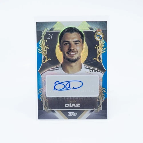 Brahim Diaz 2025 Topps Los Blancos Bleu /150