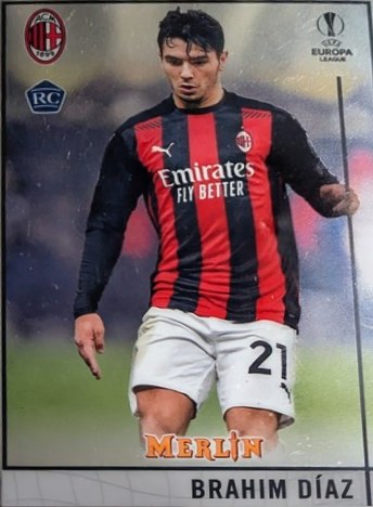 Brahim Diaz 2021 Topps Merlin Chrome