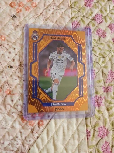 Brahim Diaz 2025 Panini Merlin Chrome Orange /25