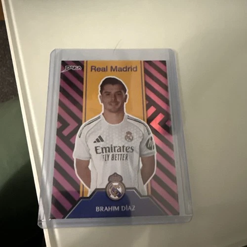 Brahim Diaz 2025 Panini Merlin Chrome Pink /99