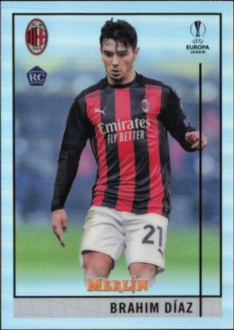 Brahim Diaz 2021 Topps Merlin Chrome Refractor #97