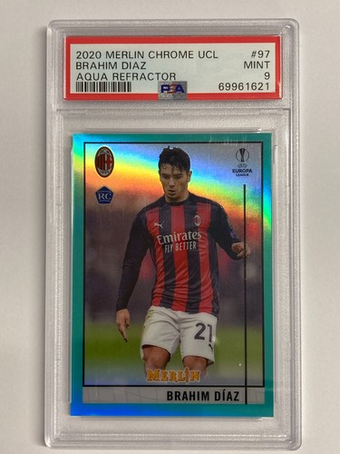 Brahim Diaz 2020 Topps Merlin Chrome Rookie Parallel