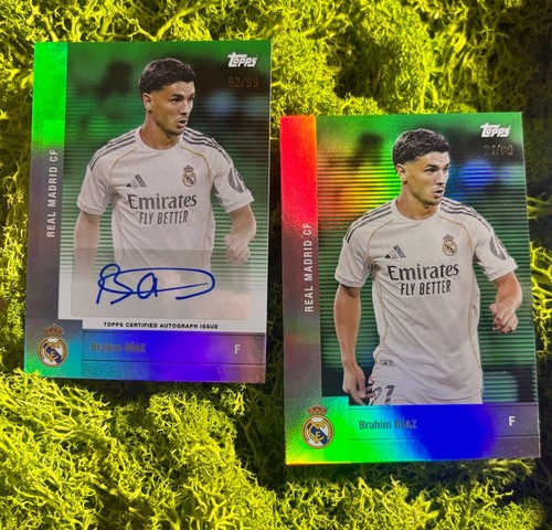 Brahim Diaz 2025 Topps Real Madrid 25/26 Refractor /99