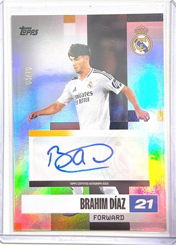Brahim Diaz 2024 Topps Real Madrid Team Set /10