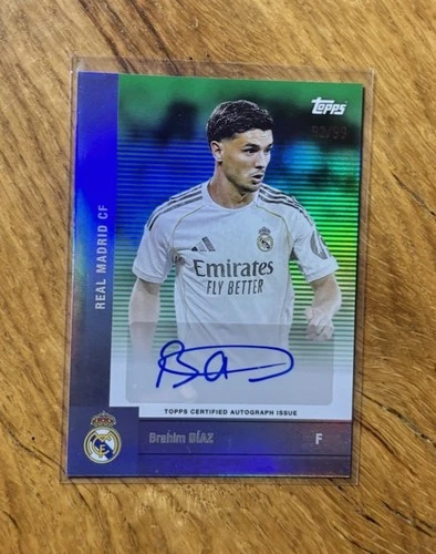 Brahim Diaz 2025 Topps Real Madrid Team Set /99