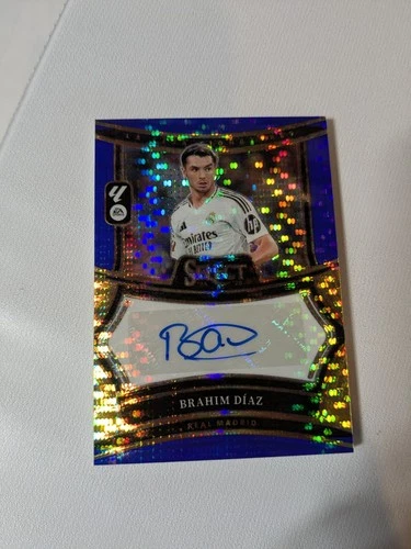 Brahim Diaz 2024 Panini Select Blue Pulsar Prizm