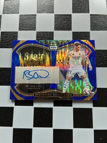 Brahim Diaz 2024 Panini Select FIFA Blue