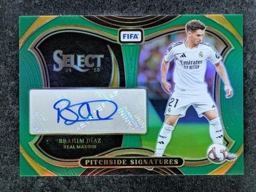 Brahim Diaz 2024 Panini Select FIFA Green Prizm /5