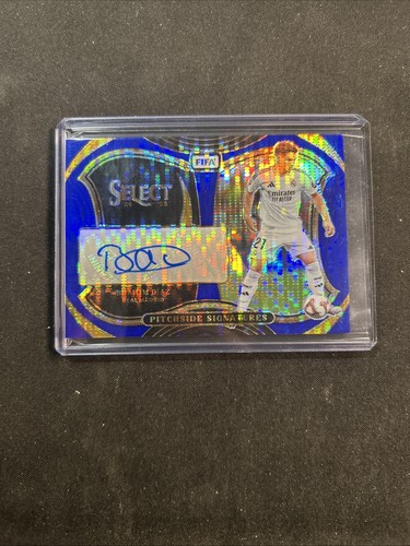 Brahim Diaz 2024 Panini Select FIFA Pulsar Blue