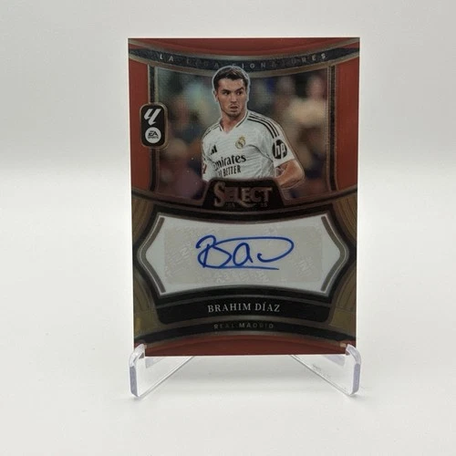 Brahim Diaz 2024 Panini Select Red Prizm