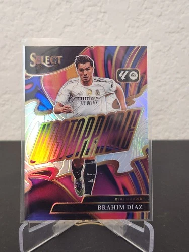 Brahim Diaz 2025 Panini Select Silver Prizm