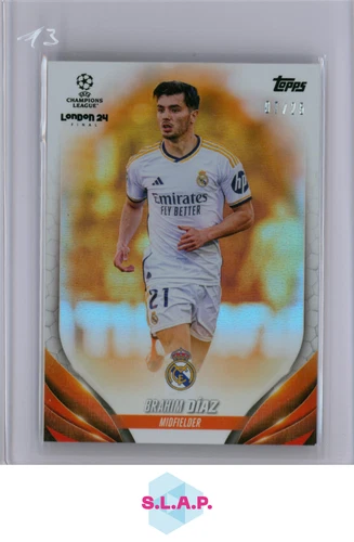 Brahim Diaz 2024 Topps UEFA Champions League Final 2024 Orange /25