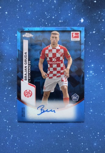 Brajan Gruda 2023 Topps Bundesliga Sapphire Sapphire