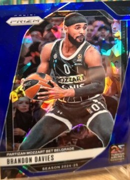 Brandon Davies 2024 Panini Prizm Blue Ice /125