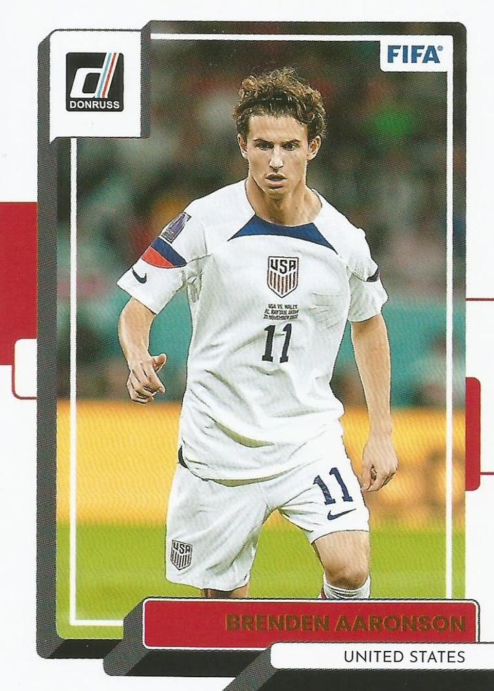 Brenden Aaronson 2022 Panini Donruss Soccer 24